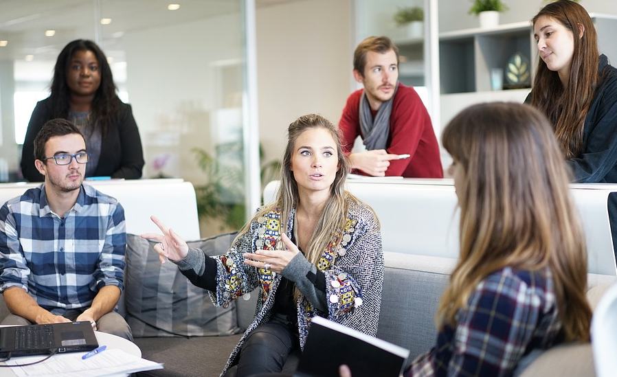 un bureau collectif en entreprise