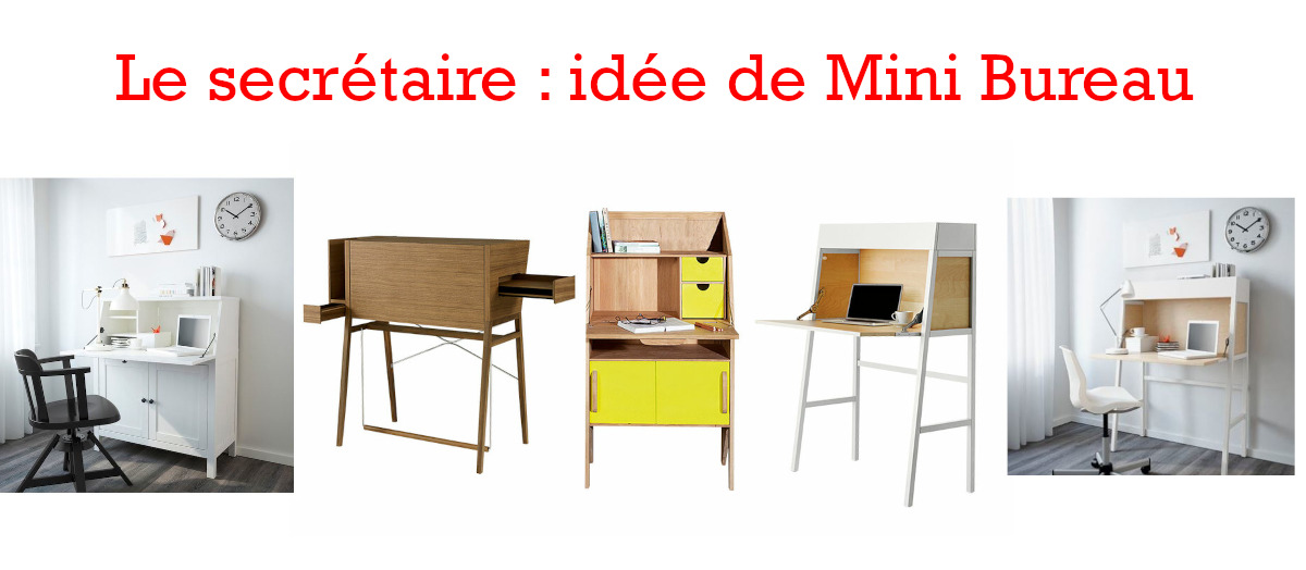 un secrétaire comme mini bureau